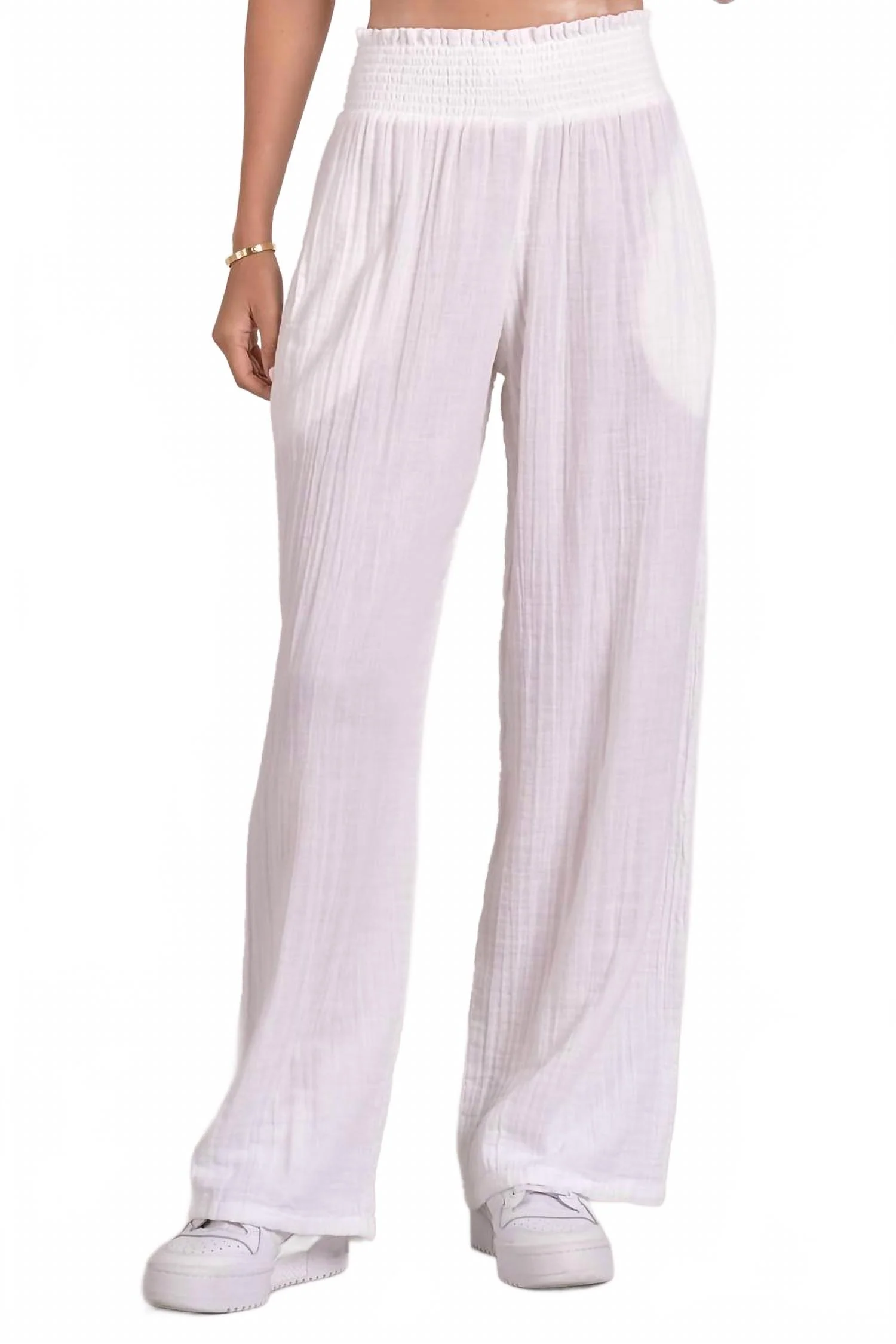 Summer Breeze Pant In White
