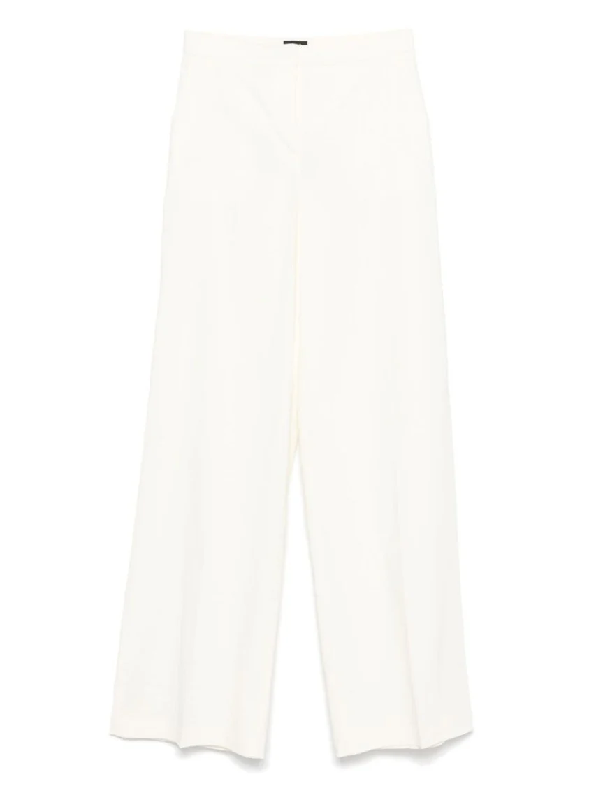 Wide-Leg Trousers With Concealed Fastening