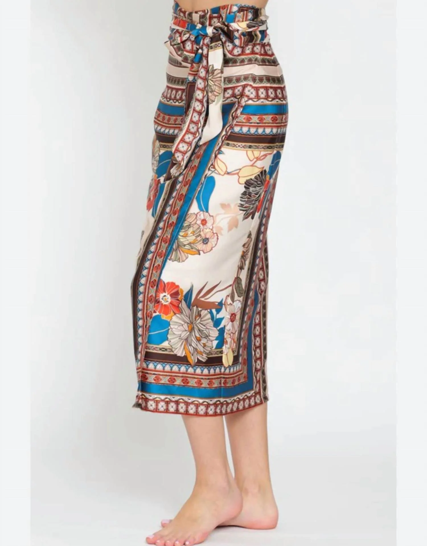 Wrap It Up Skirt In Multi