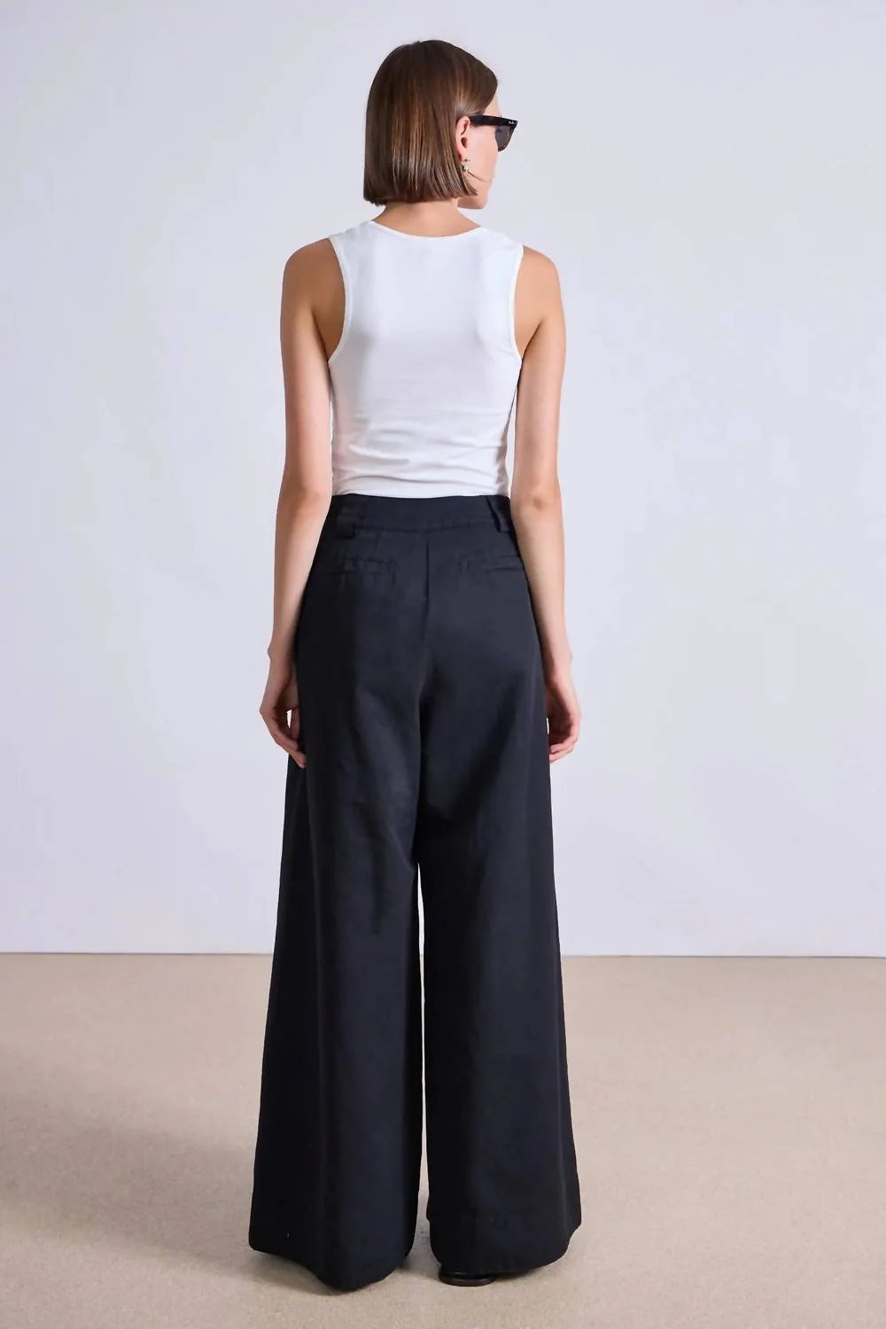 Eli Wide Leg Pant In Black