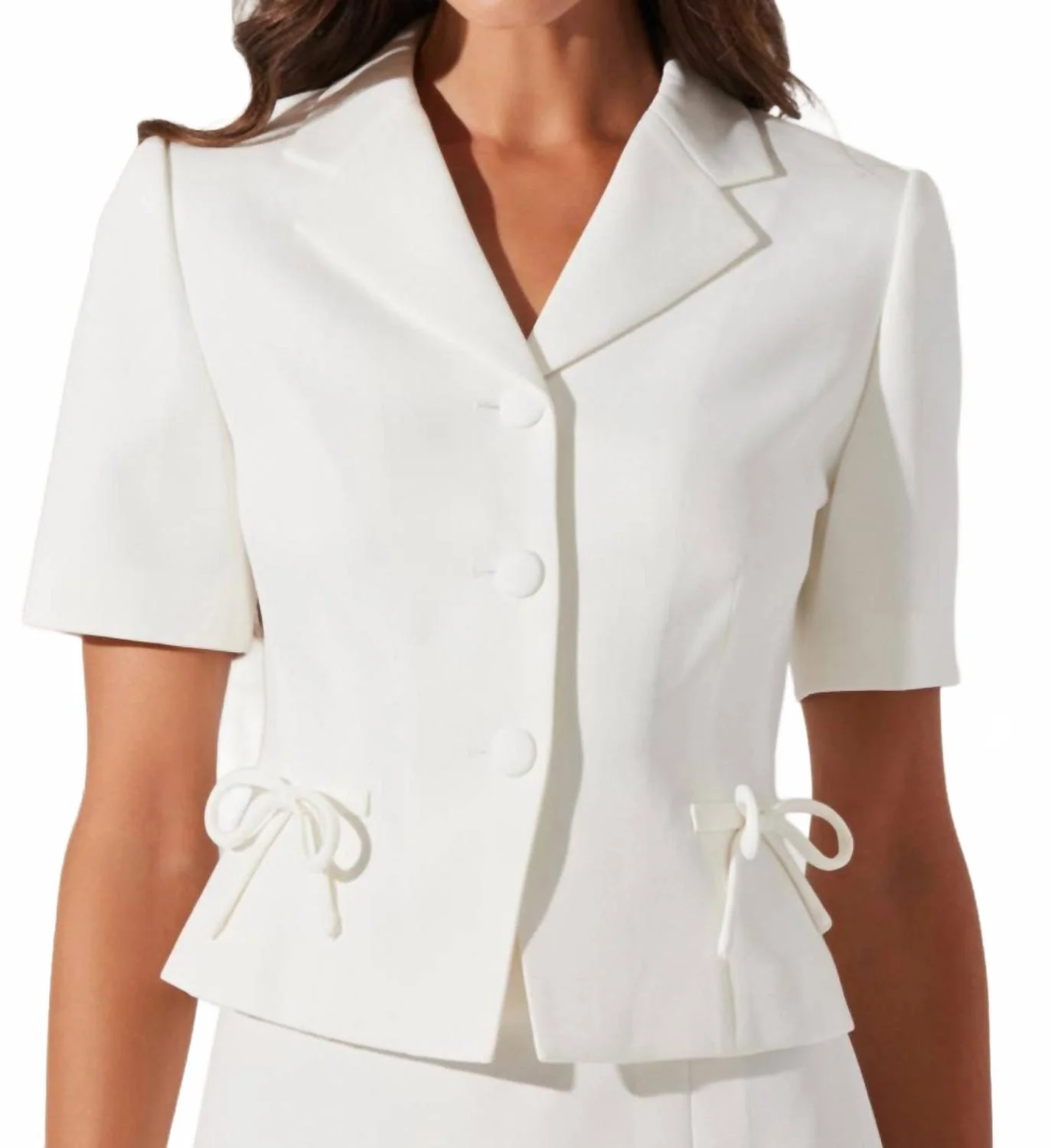 Sophie Blazer In White