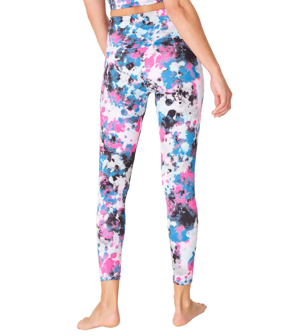 Onzie High Waisted Basic 7/8 Yoga Leggings Graffiti Femme