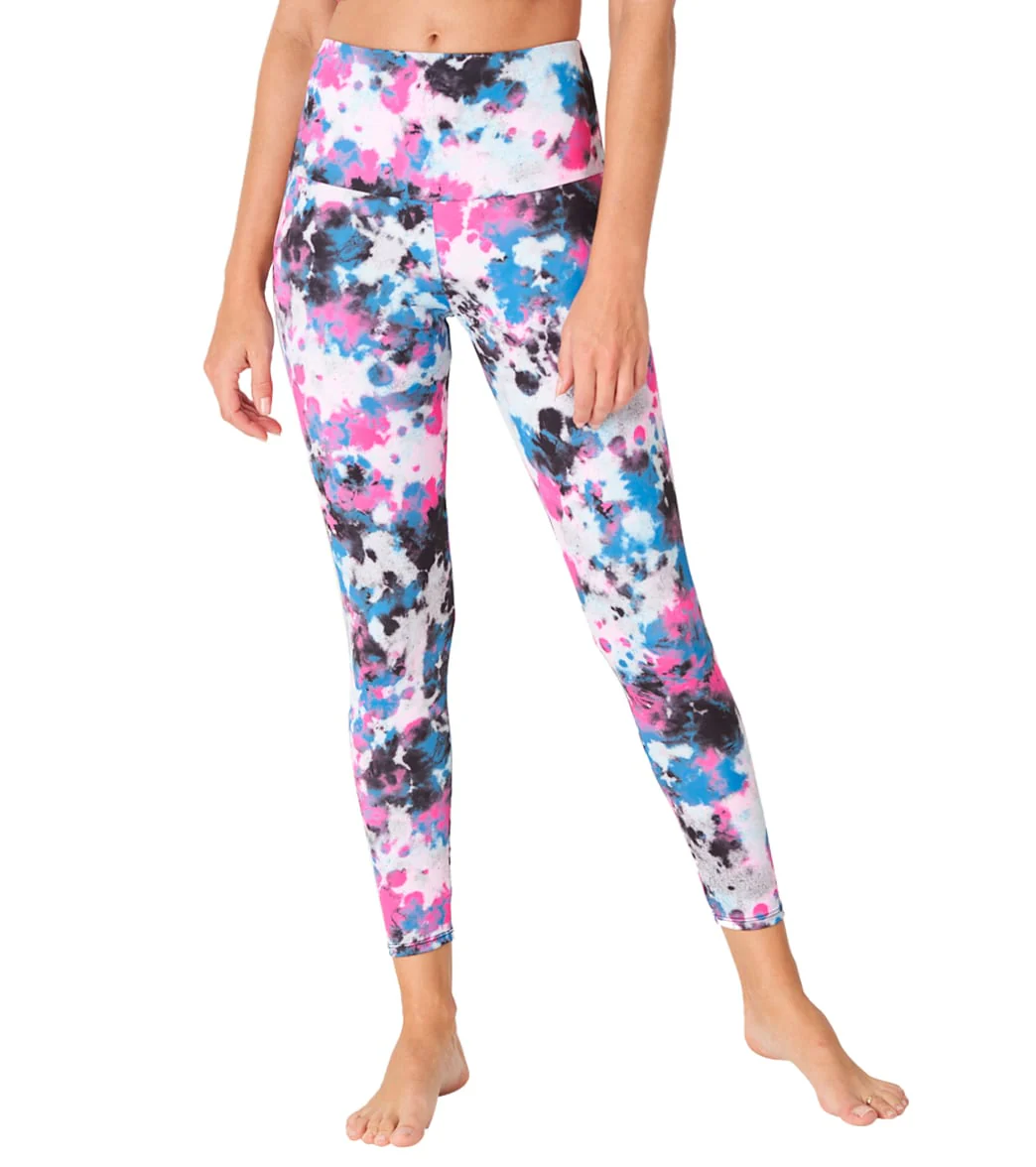 Onzie High Waisted Basic 7/8 Yoga Leggings Graffiti Femme