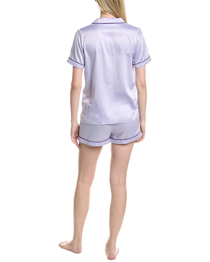 KatieJnyc 2Pc Olivia Satin Stretch Lounge Set