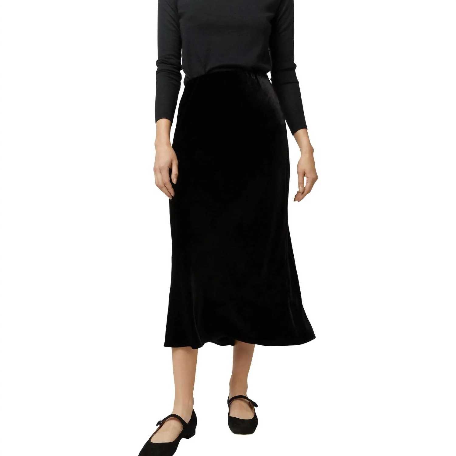 Mare Skirt In Black Velvet