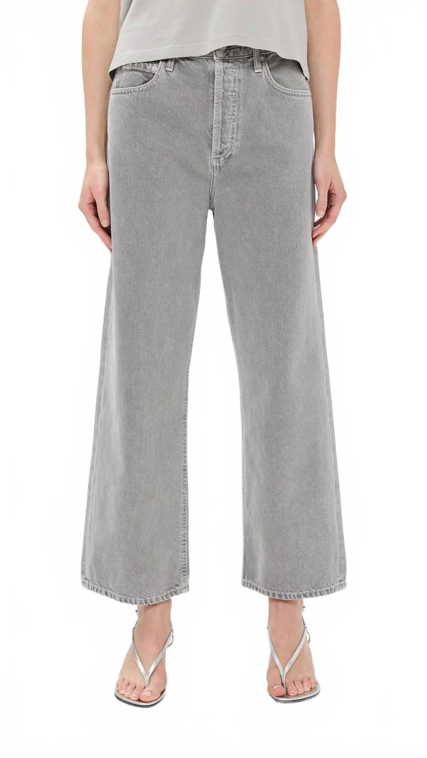 Ren High-Rise Wide-Leg Jean In Owl