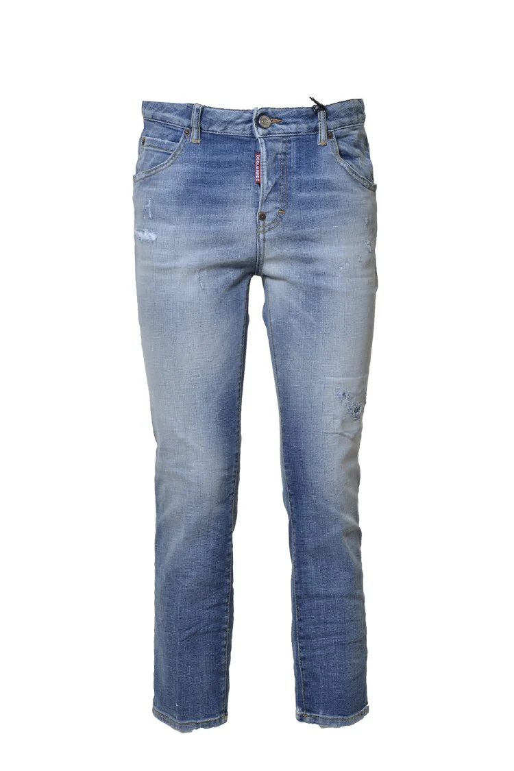 Vintage Wash Effect Jeans