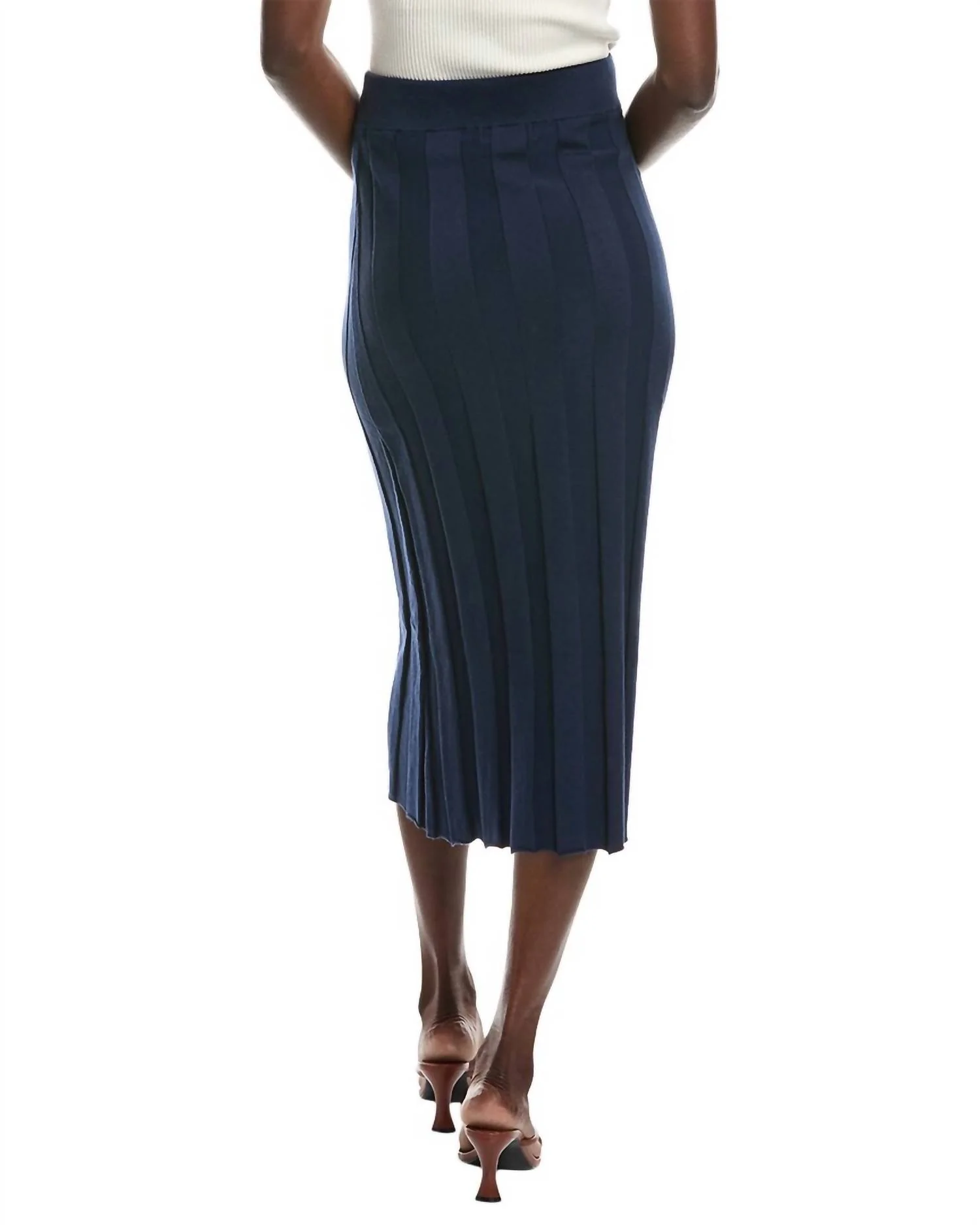 Women's Luca Midi Skirt In Indigo