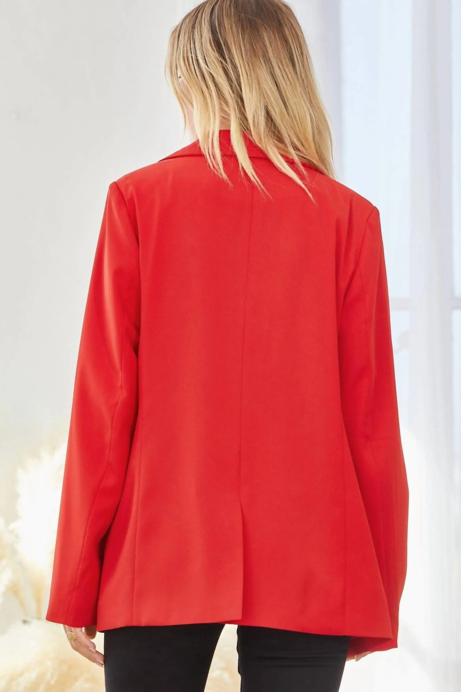 Don’T Wait Blazer In Red