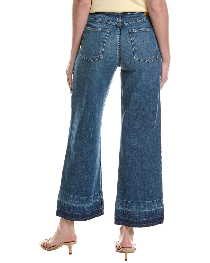 SIMKHAI Jude Mid-Rise Coronado Crop Wide Leg Jean