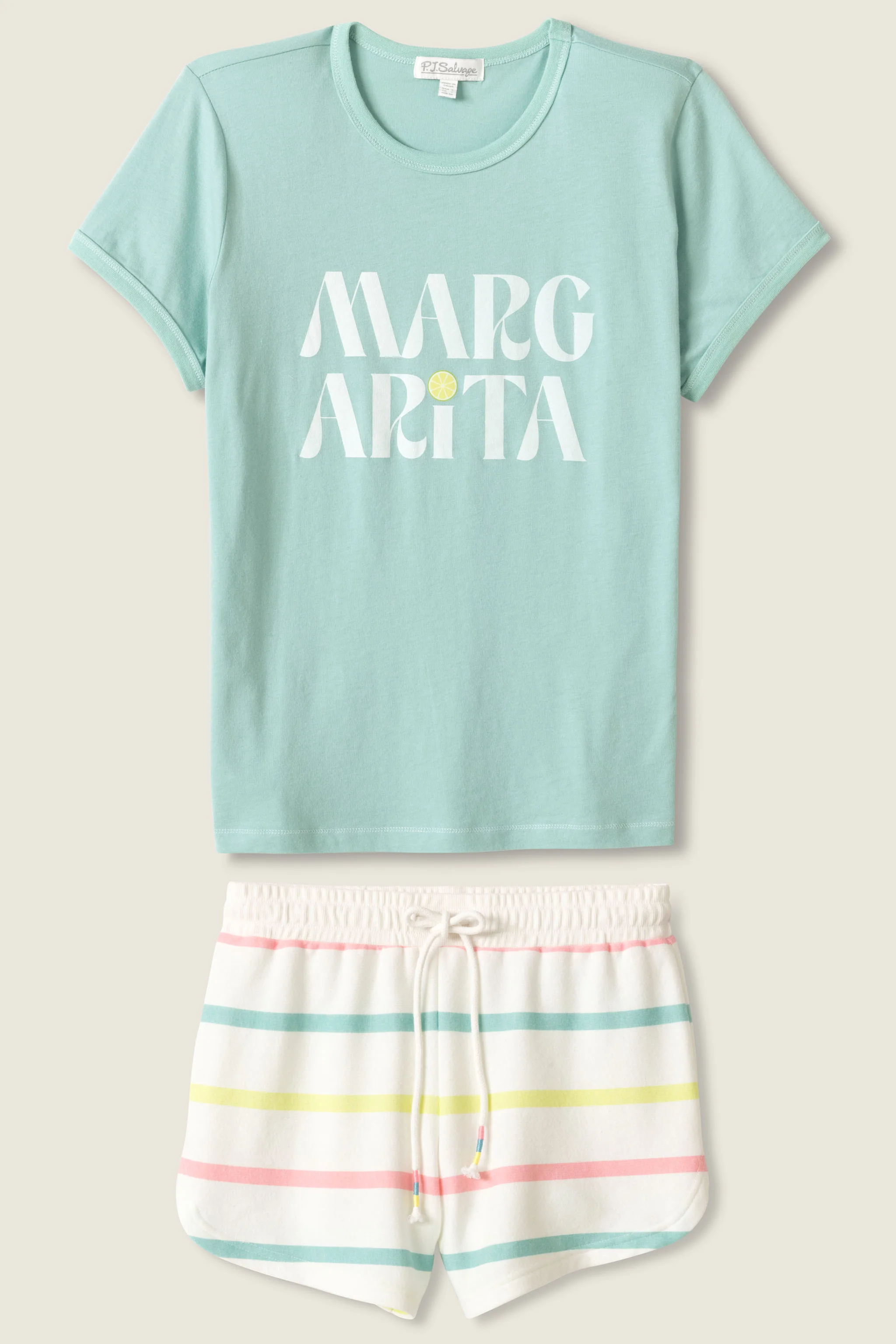 Limes & Sunshine Lounge Shorts Set