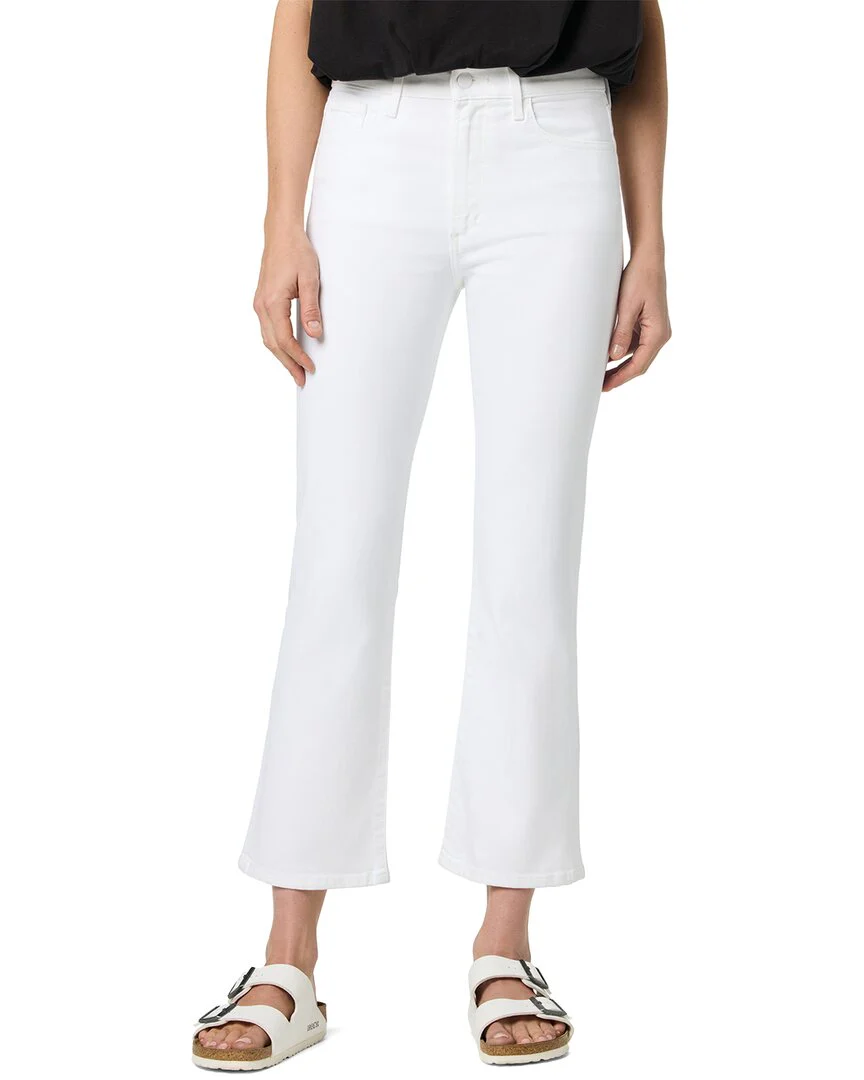 JOE'S Jeans High-Rise Crop Bootcut White Jean