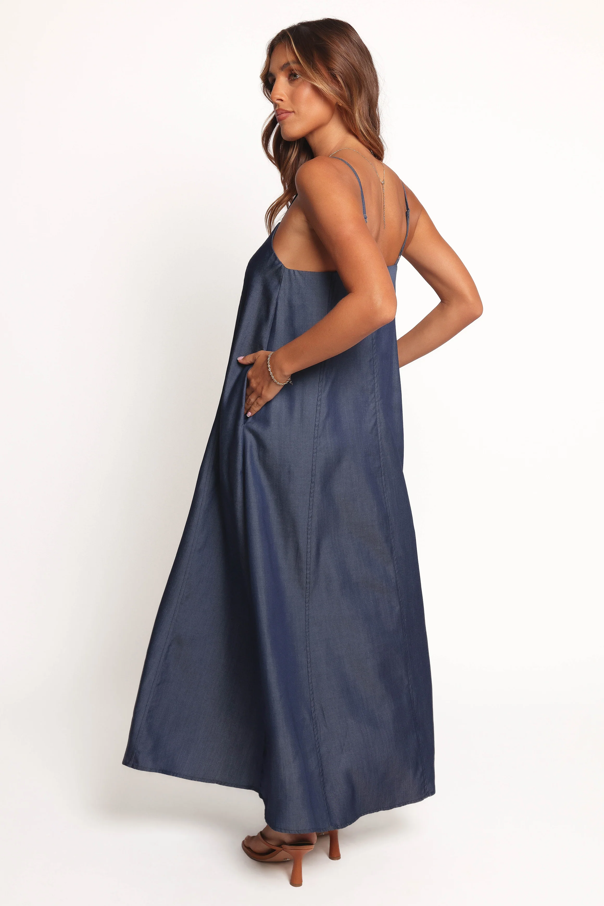 Thelma Maxi Dress - Chambray