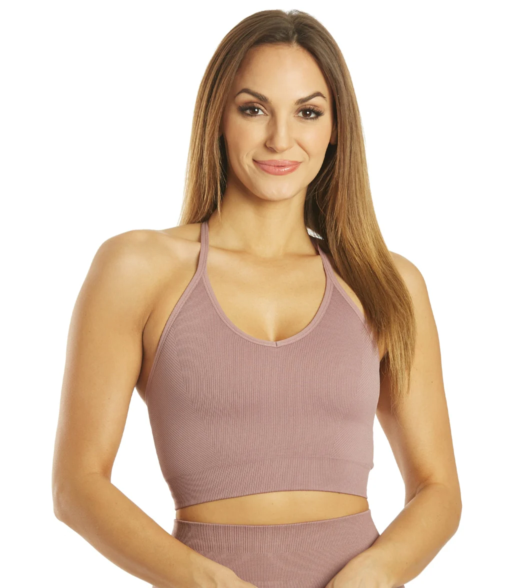 Spiritual Gangster Icon T-Back Sports Bra