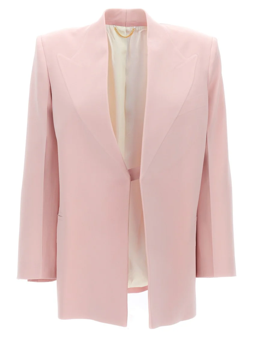 Single-Breasted Blazer Jacket