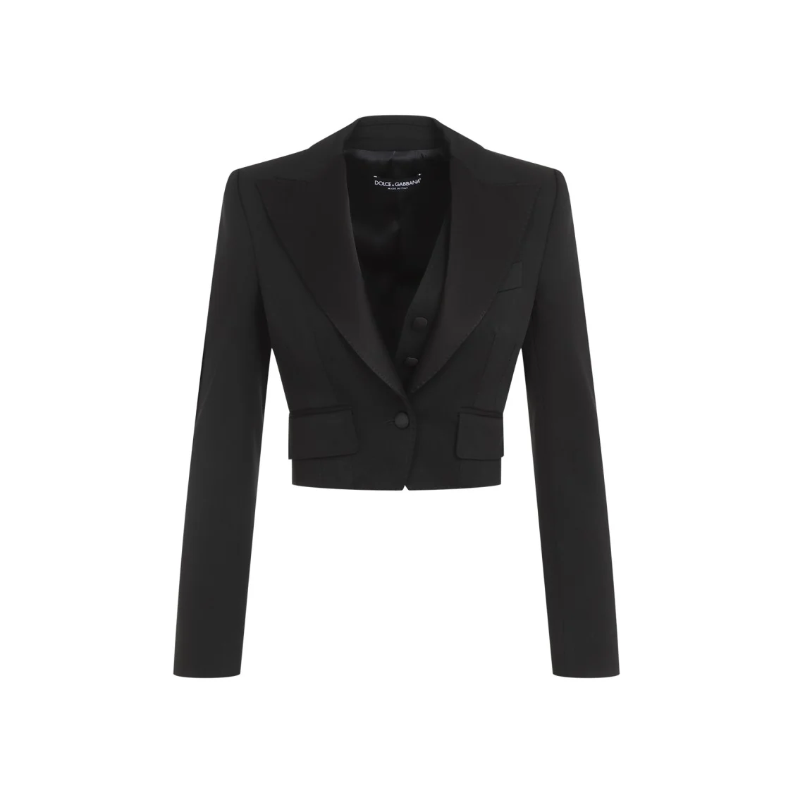 Black Virgin Wool Jacket