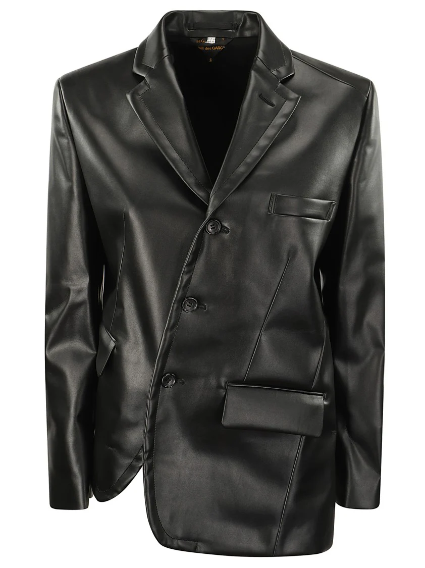 Structured Jacket With Oversized Shoulder Straps