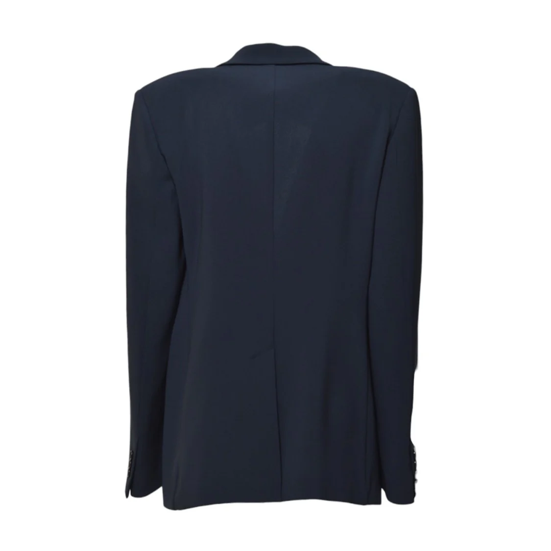 Single Breasted Jacket In Midnight Blue Cady