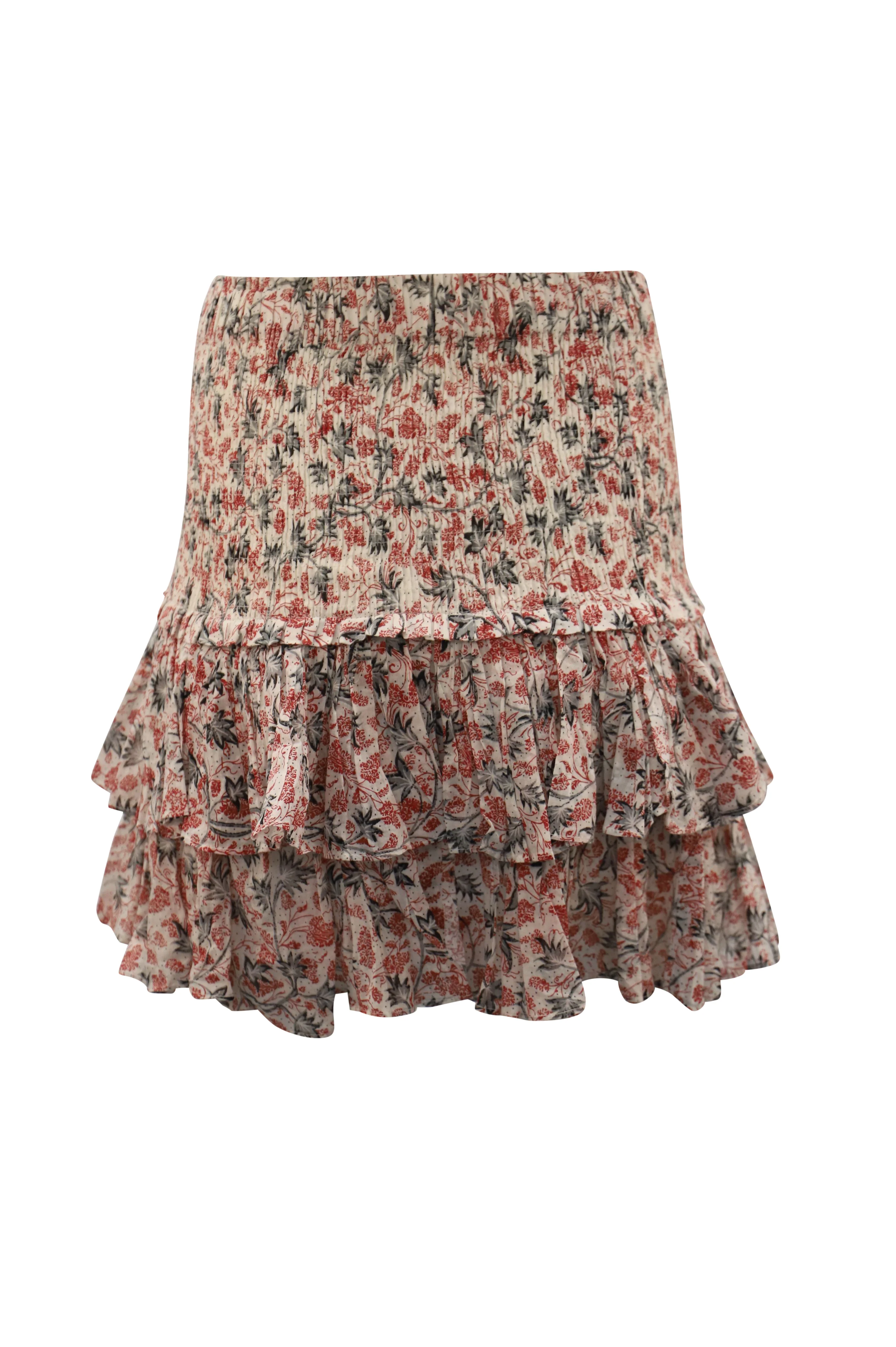 Isabel Marant Naomi Skirt in Multicolor Cotton
