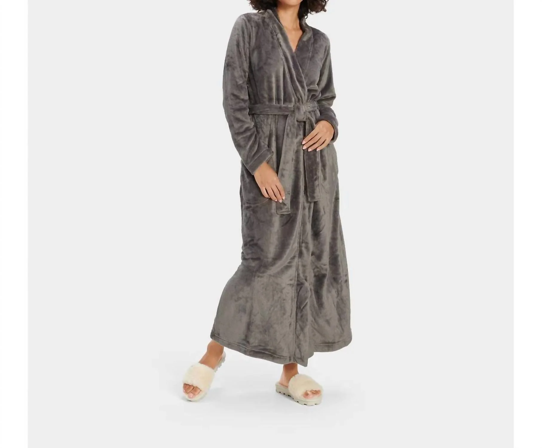 Marlow Robe In Charcoal