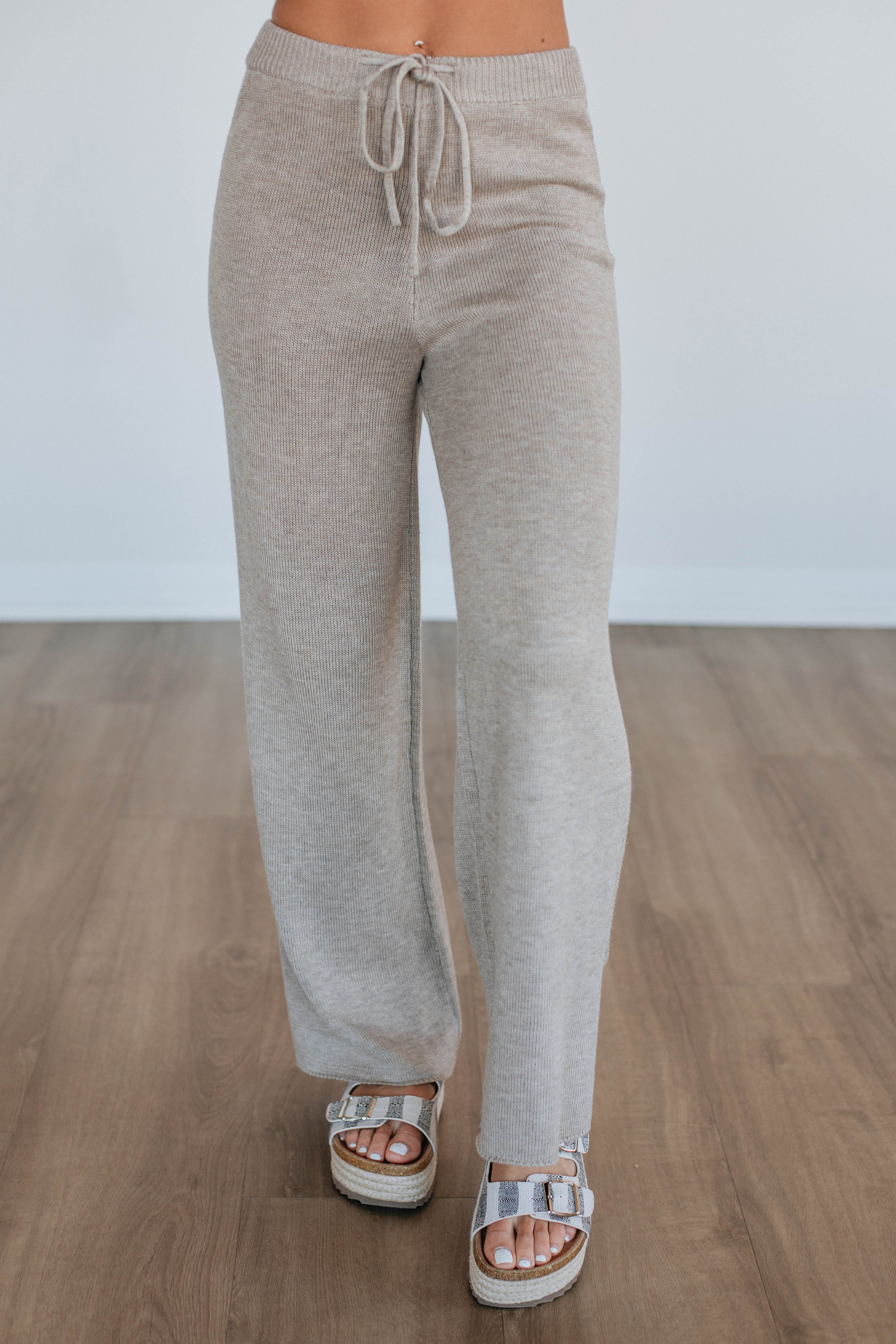 Bodhi Knit Pants - Taupe