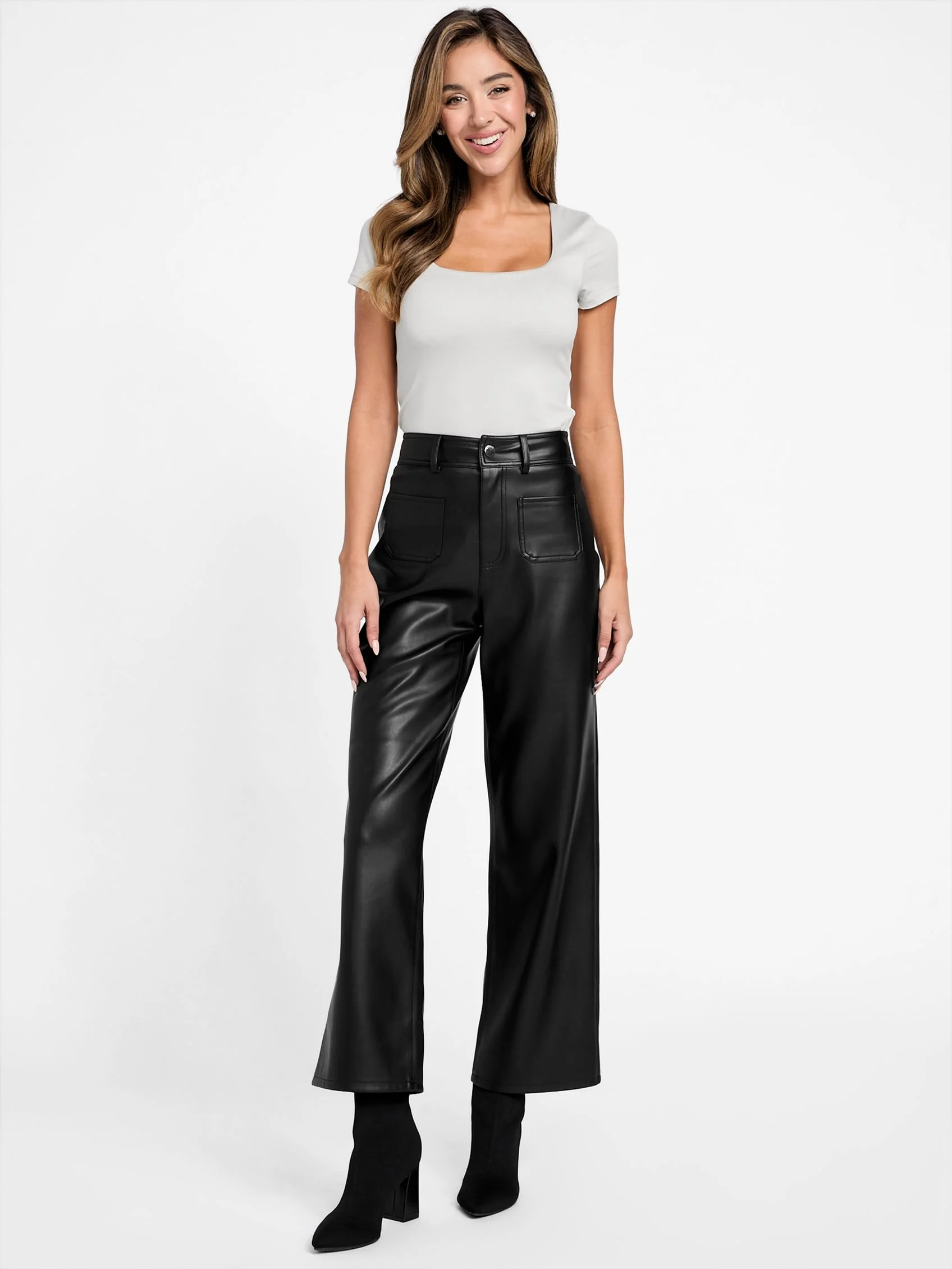 Sandrine Faux-Leather Pant