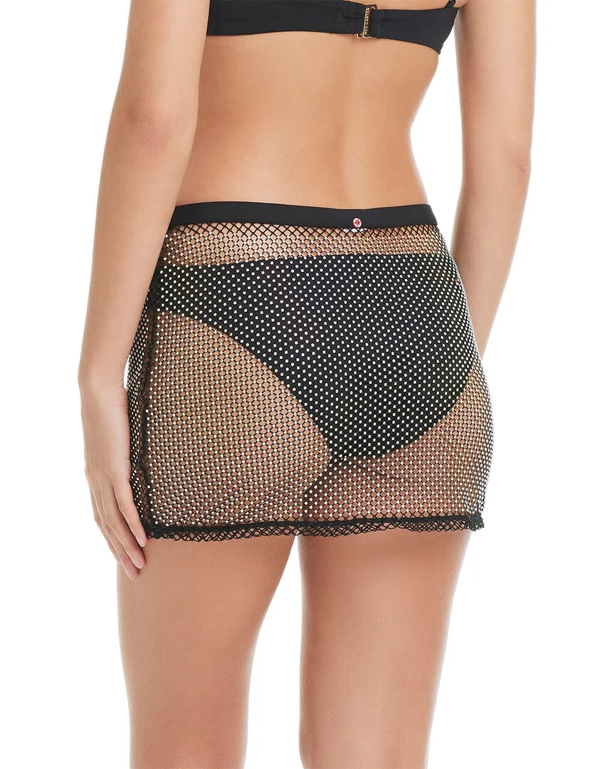 Red Carter One in a Million Mesh Netting Cover-Up Skirt