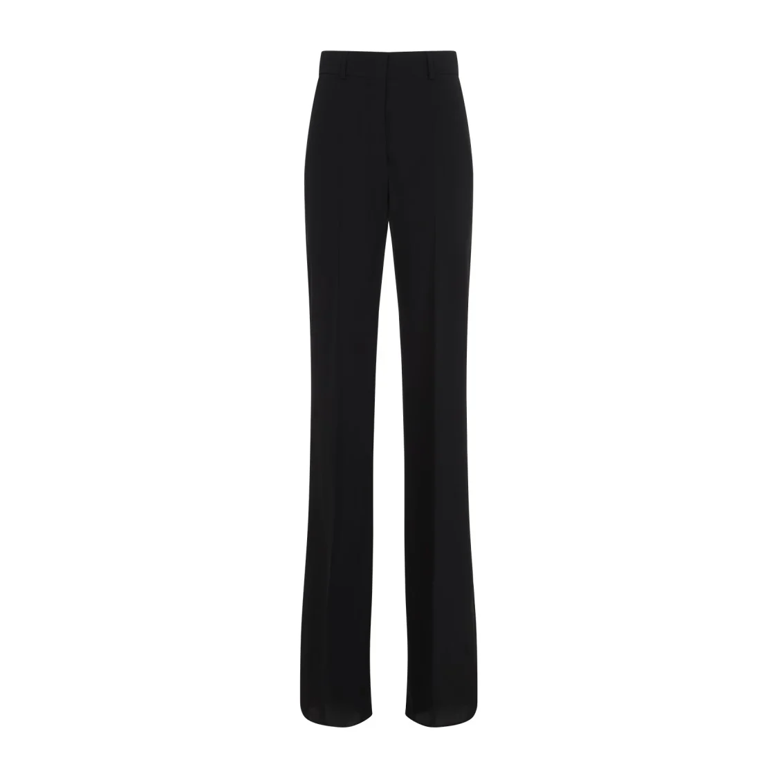 Orario Black Viscose Pants