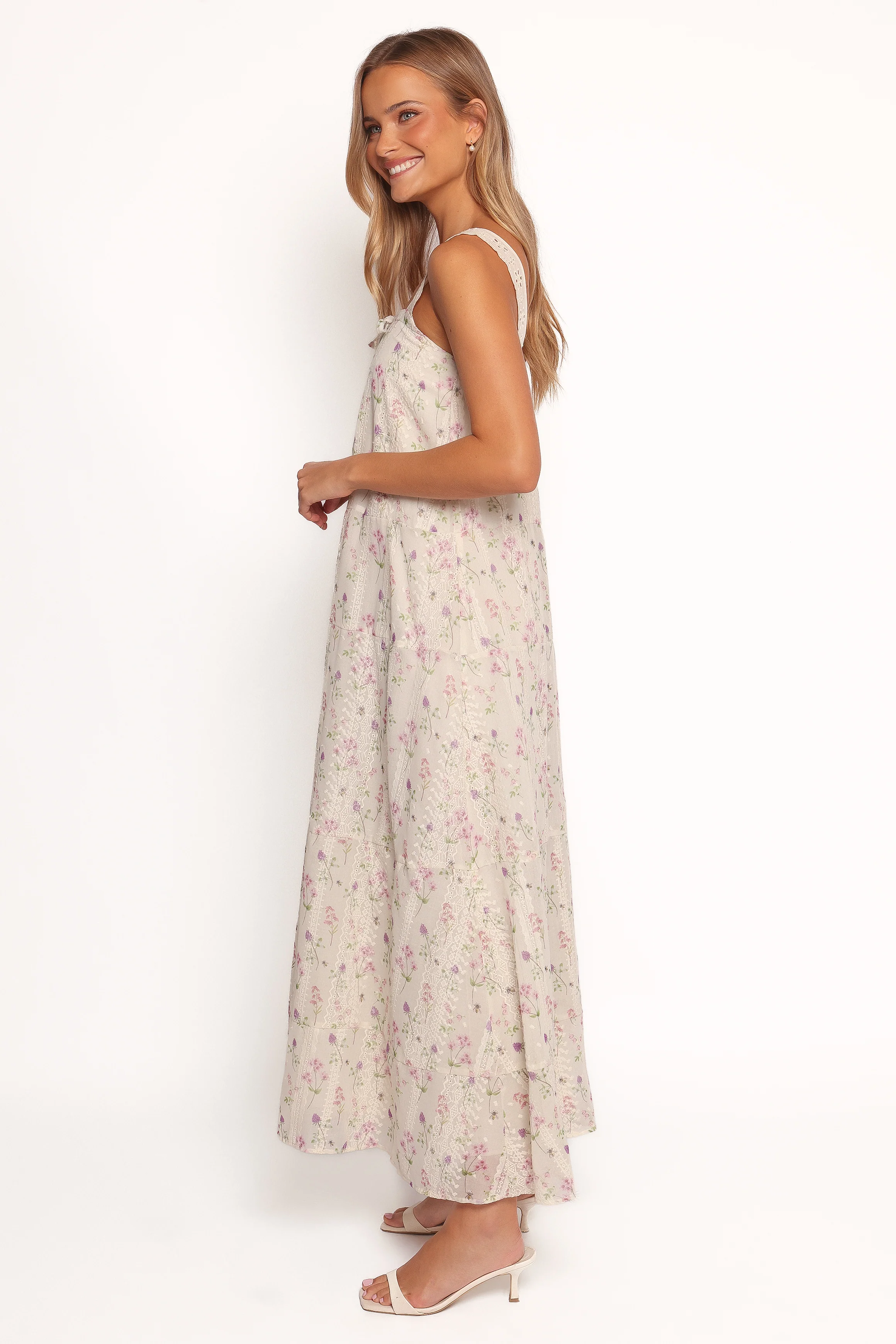 Caroline Maxi Dress - Pink Floral