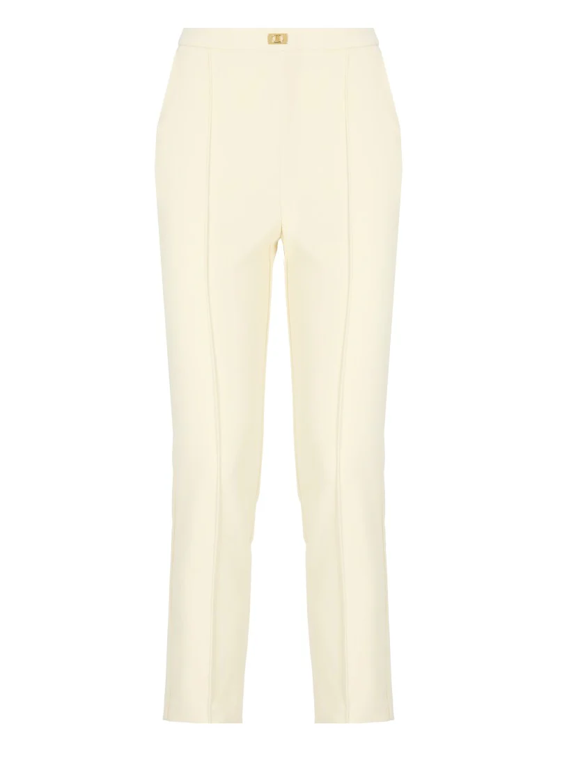 Yellow Crepe Pants