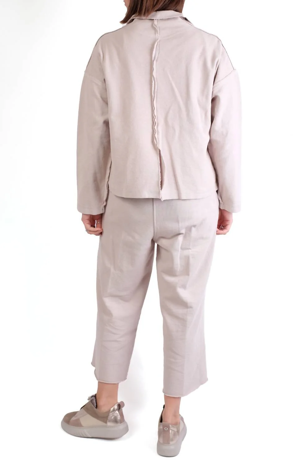 Funnel Cotton Jacket In Cloud