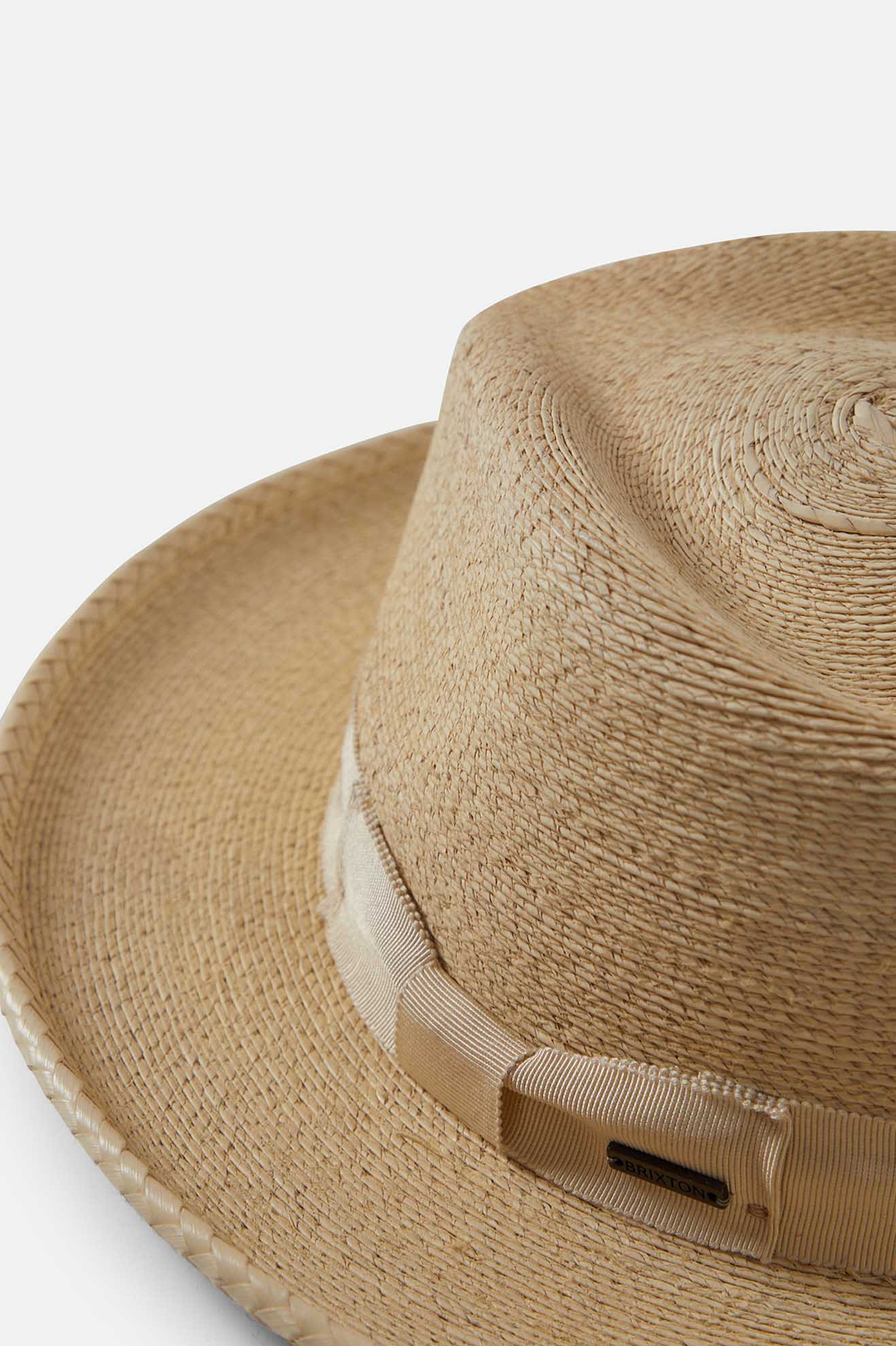 Swindle Straw Fedora - Natural/Natural
