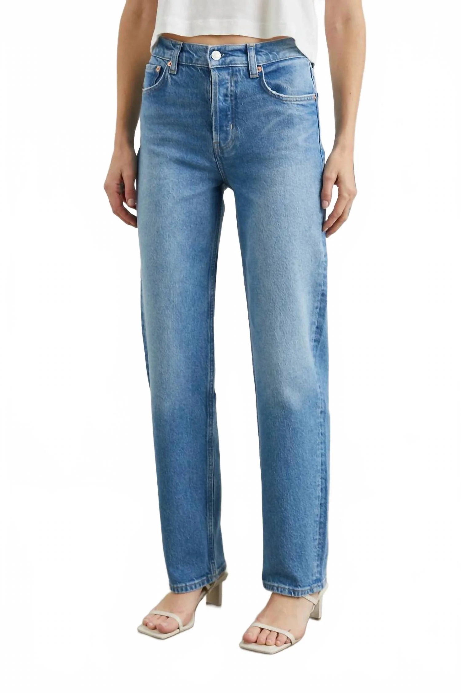 Topang Baja High Waist Jeans In Blue
