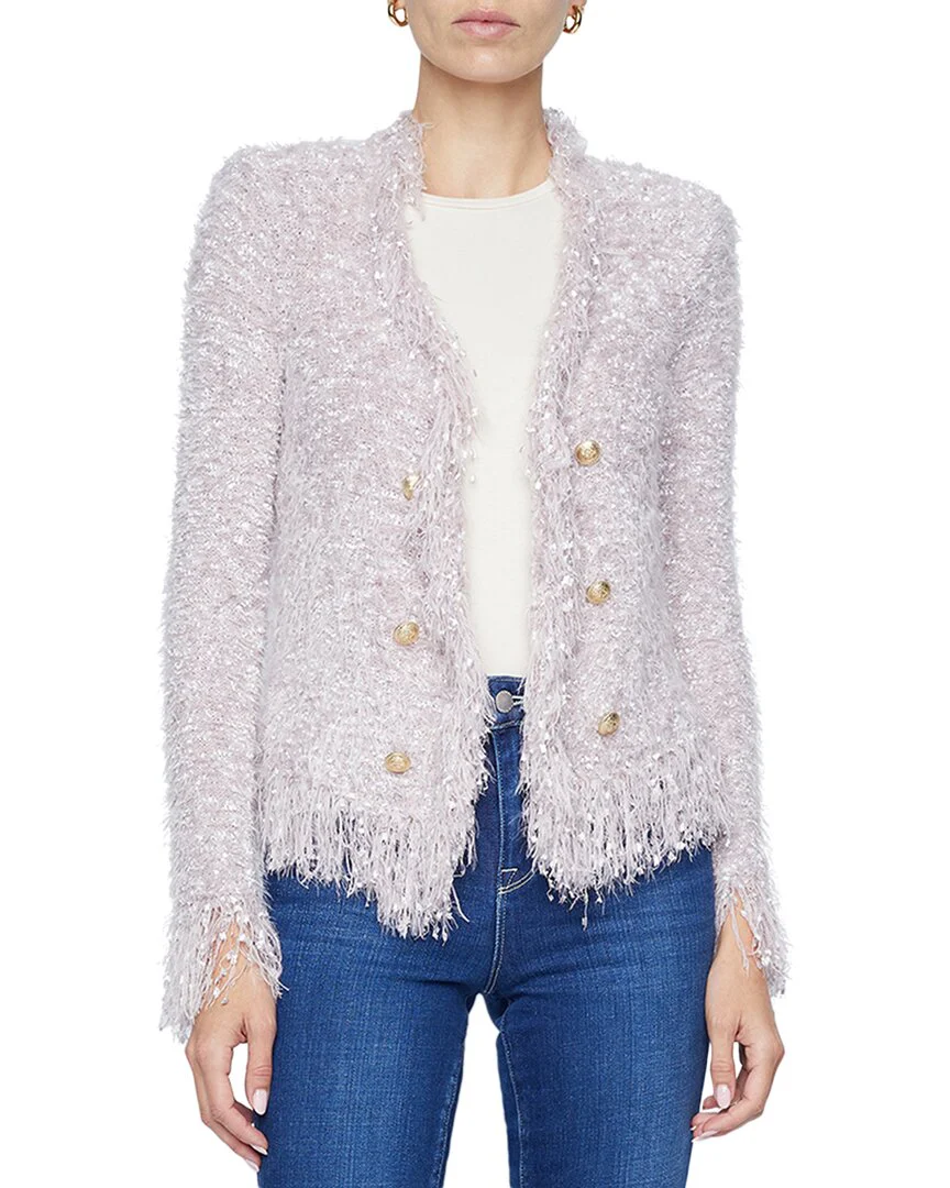 L'AGENCE Azure Cardigan Blazer