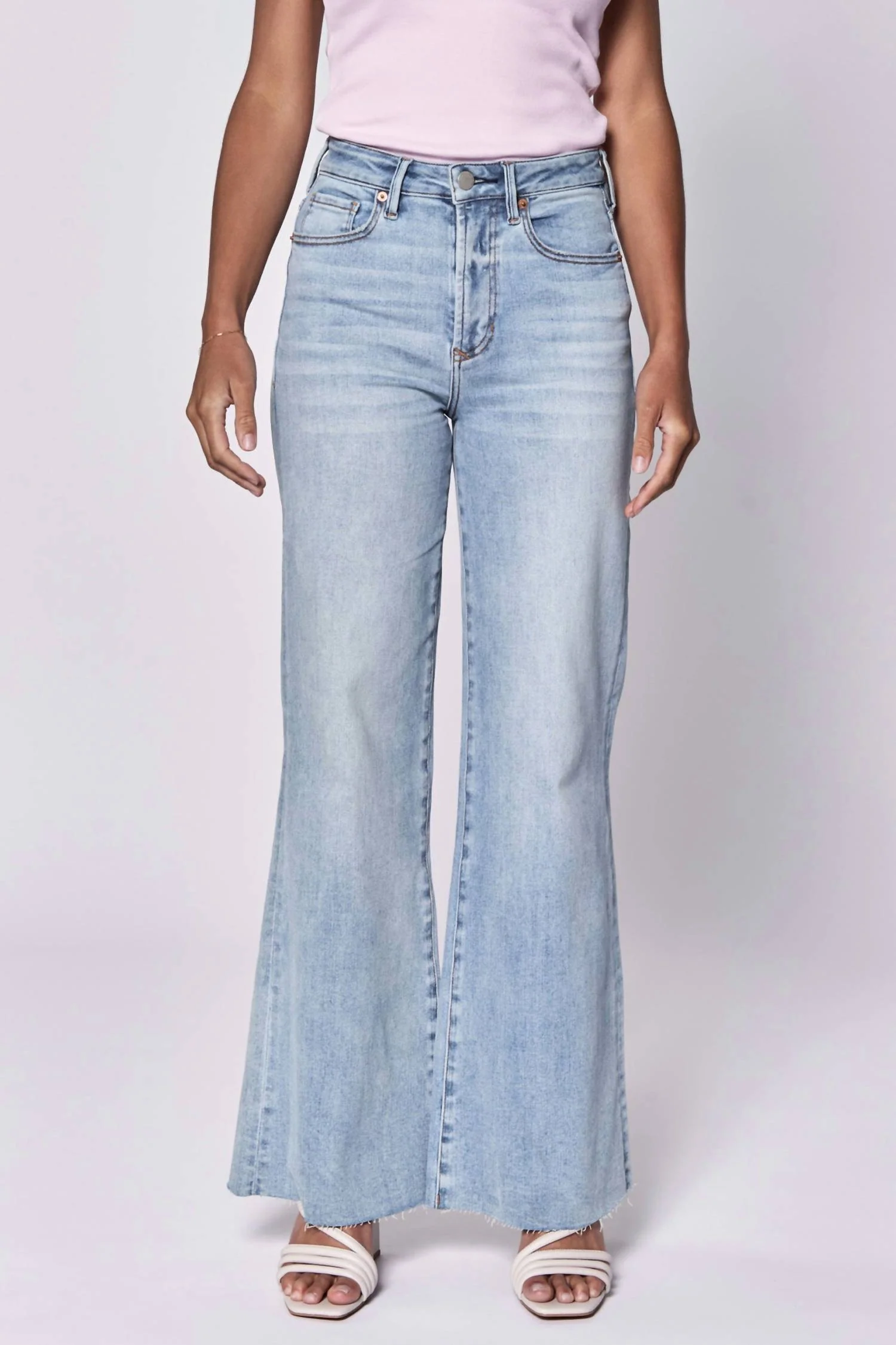 Fiona Wide Leg Jeans In Montilla