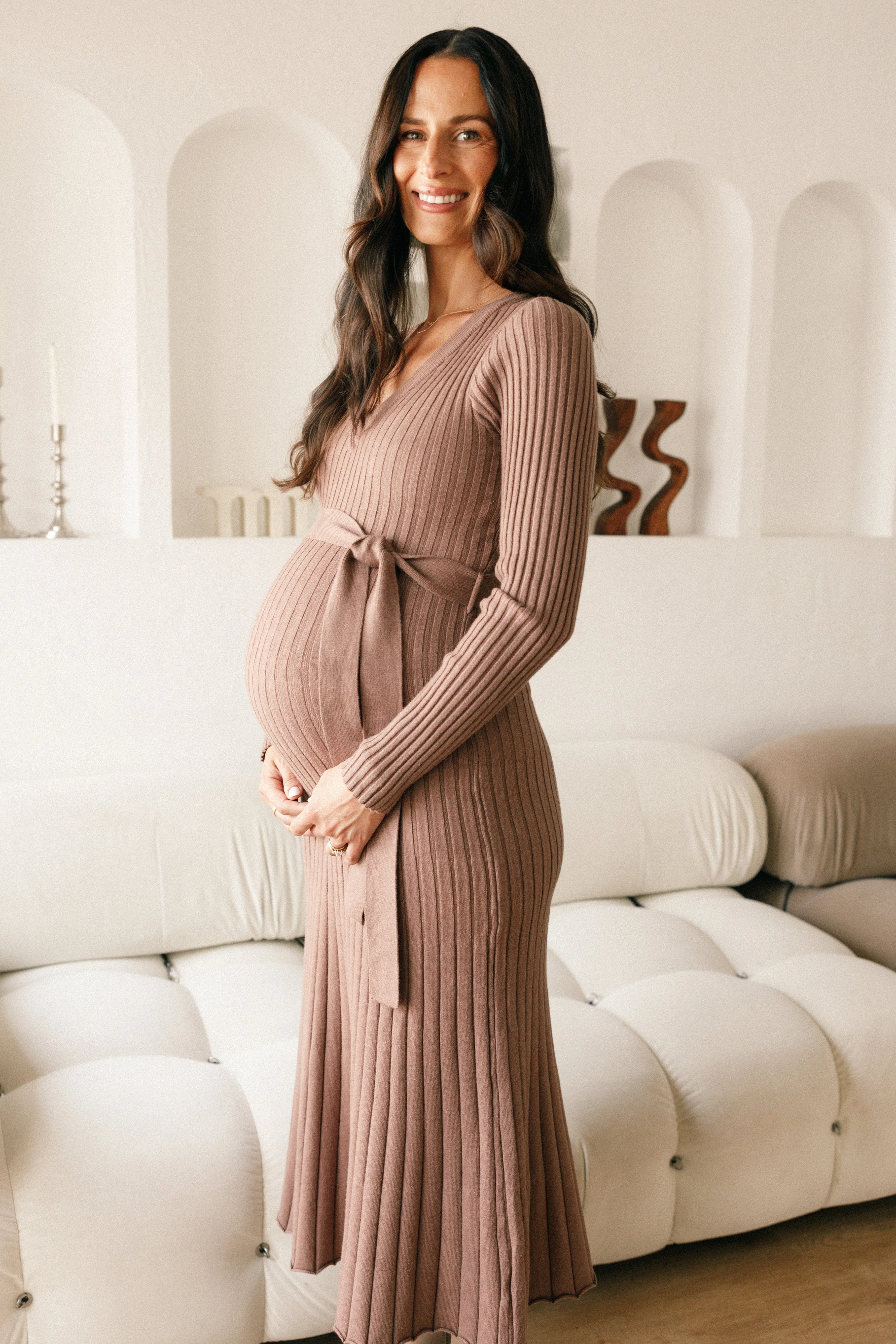 Reigan Dress - Mocha