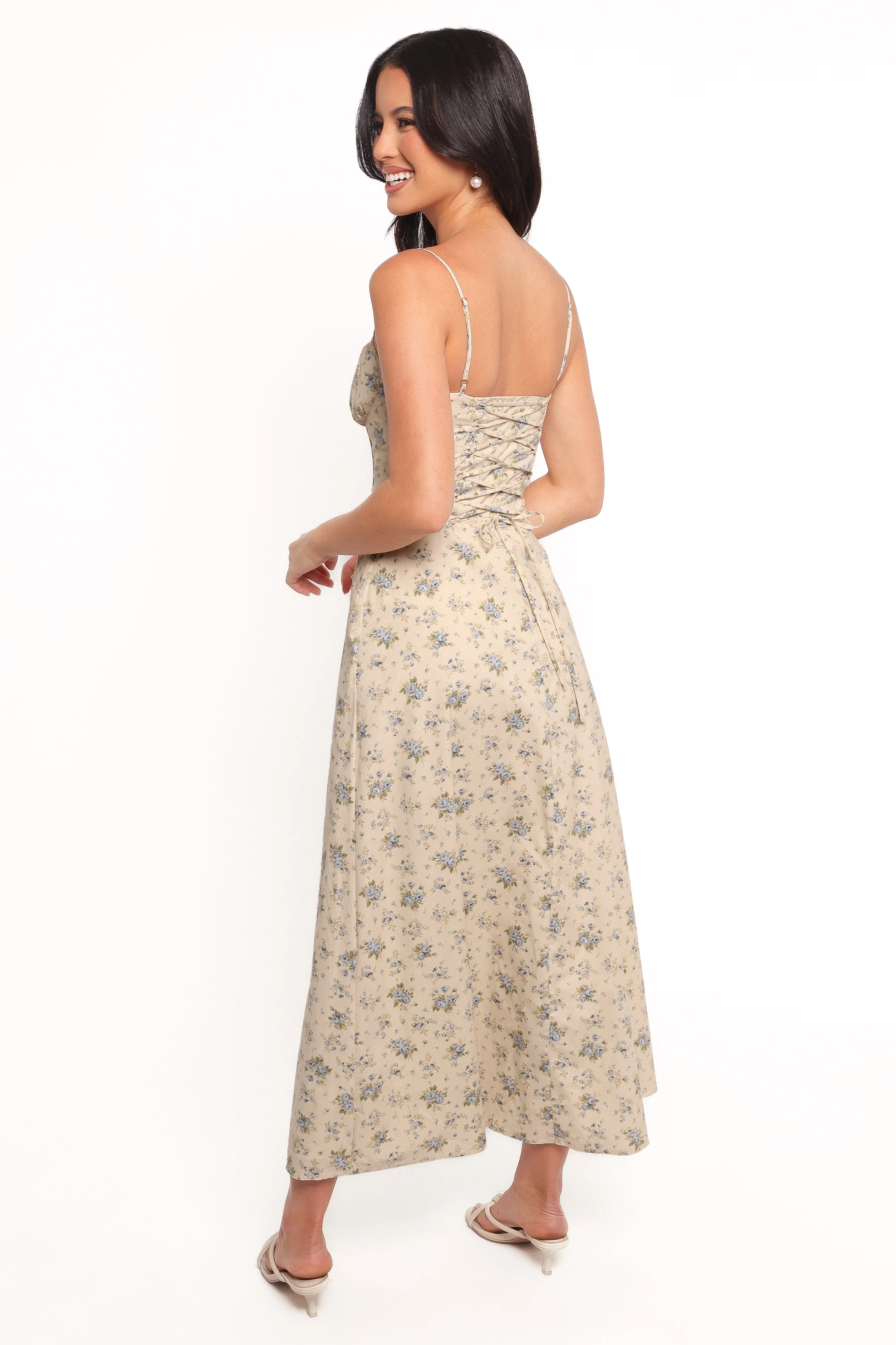 Tiarna Maxi Dress - Blue Floral