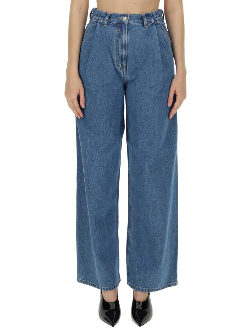 Relaxed Fit High-Waist Denim Jeans