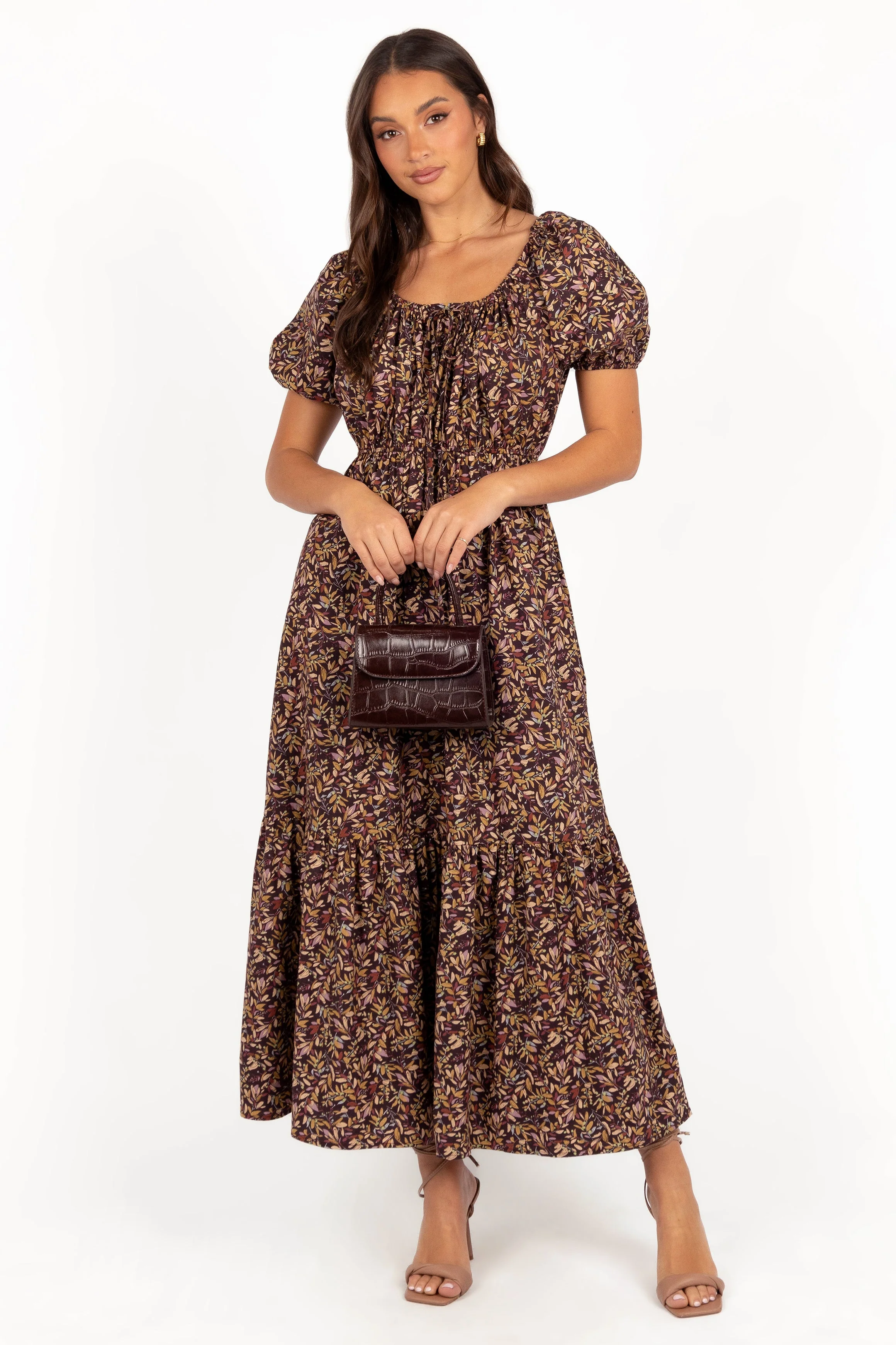 Juliana Maxi Dress - Plum Floral