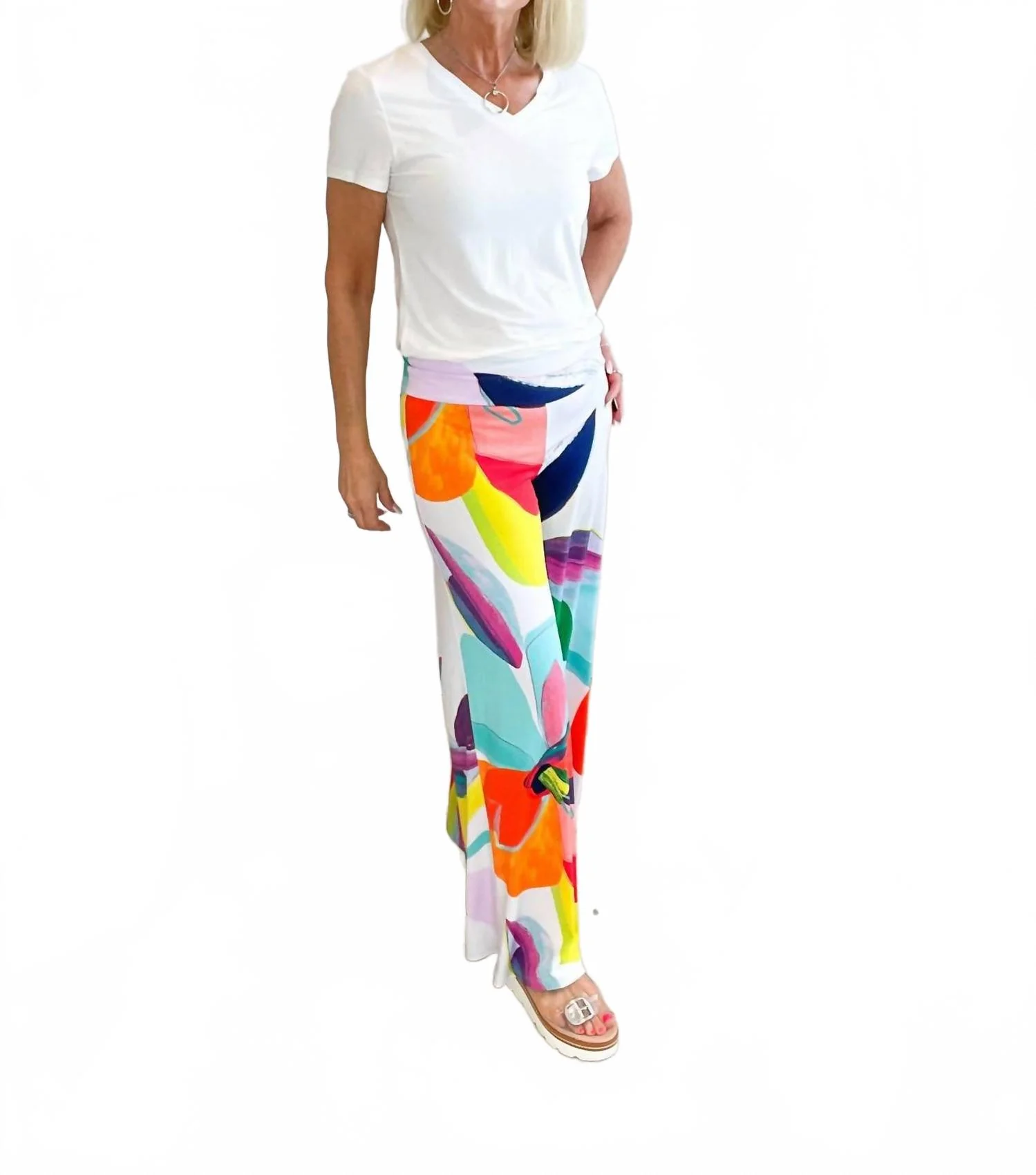 Women's Pilazzo Pants In Multi