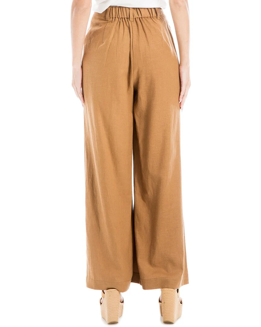 Max Studio Linen-Blend Pant