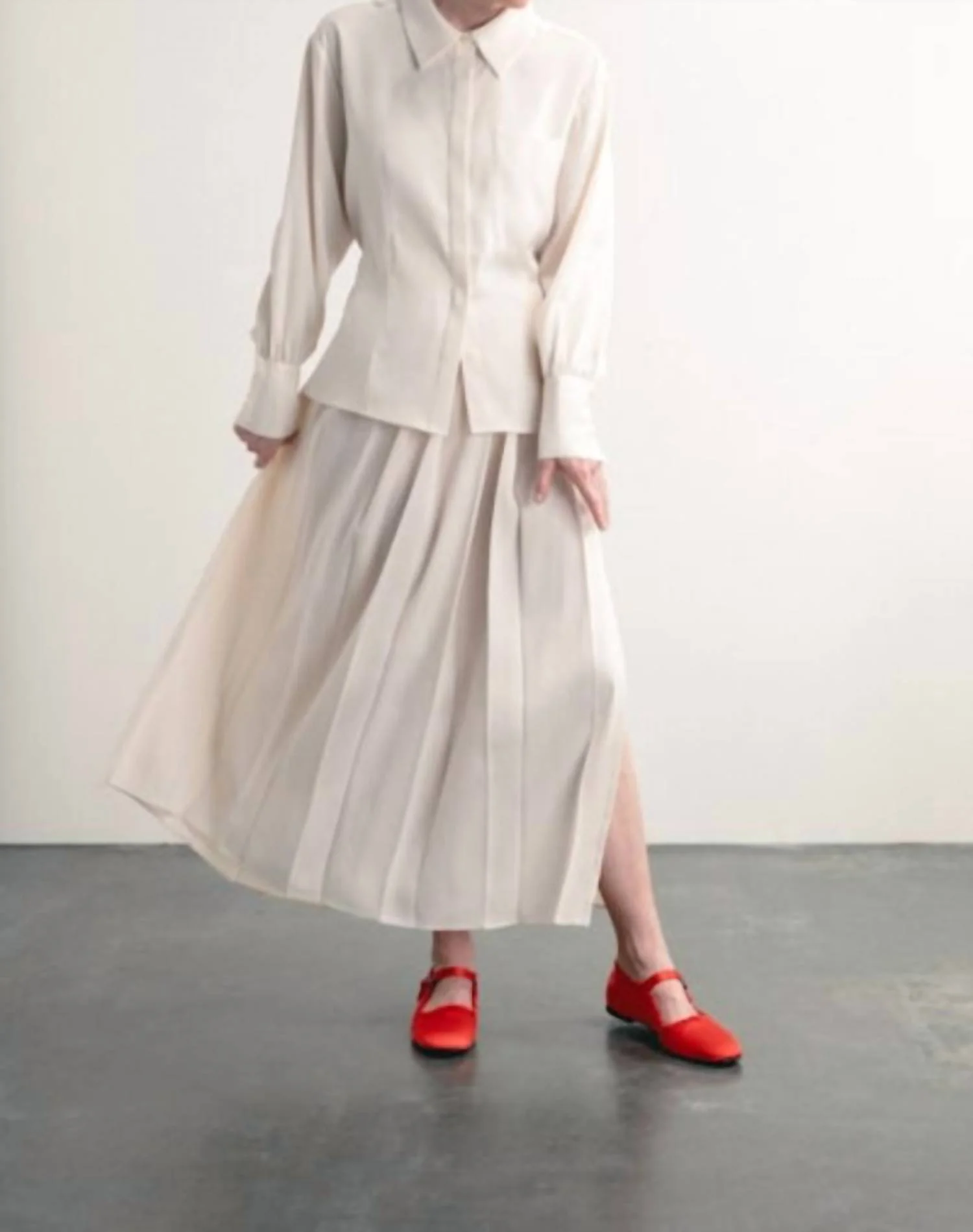 Prudence Maxi Skirt In Pearl