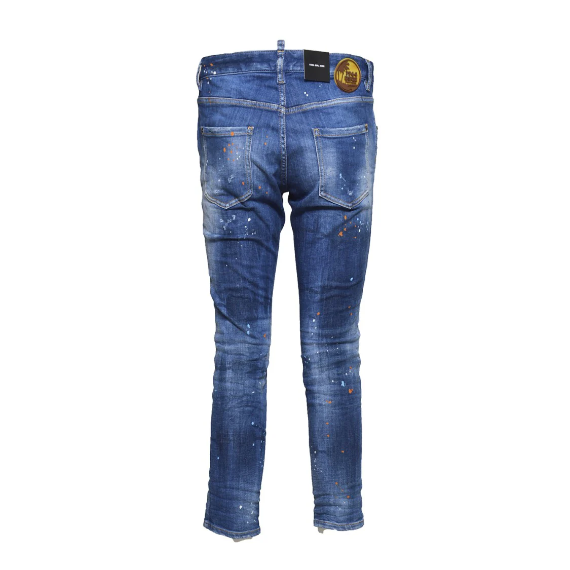 Cool Girl Jean Blue Denim Patent Effect