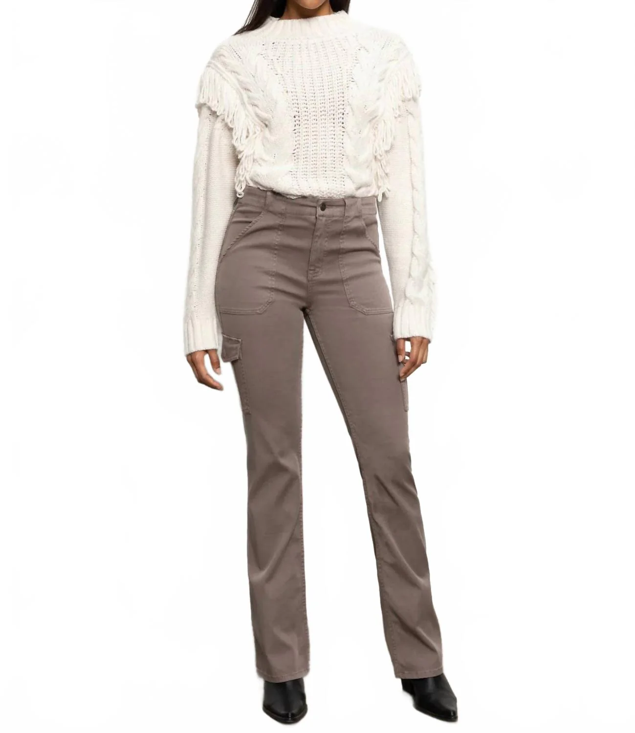 Sculpted Hayden Bootcut Pant In Cocoa