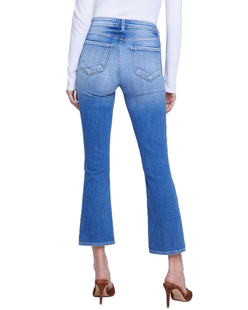 L’AGENCE Tati High-Rise Hayward Crop Micro Bootcut Jean