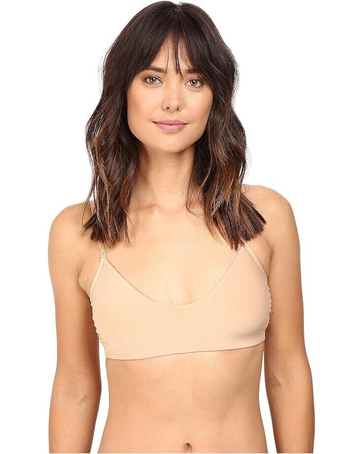 Commando Butter Bra Women's XS Beige Stretch Scoop Neck Bralette Beach JDM123