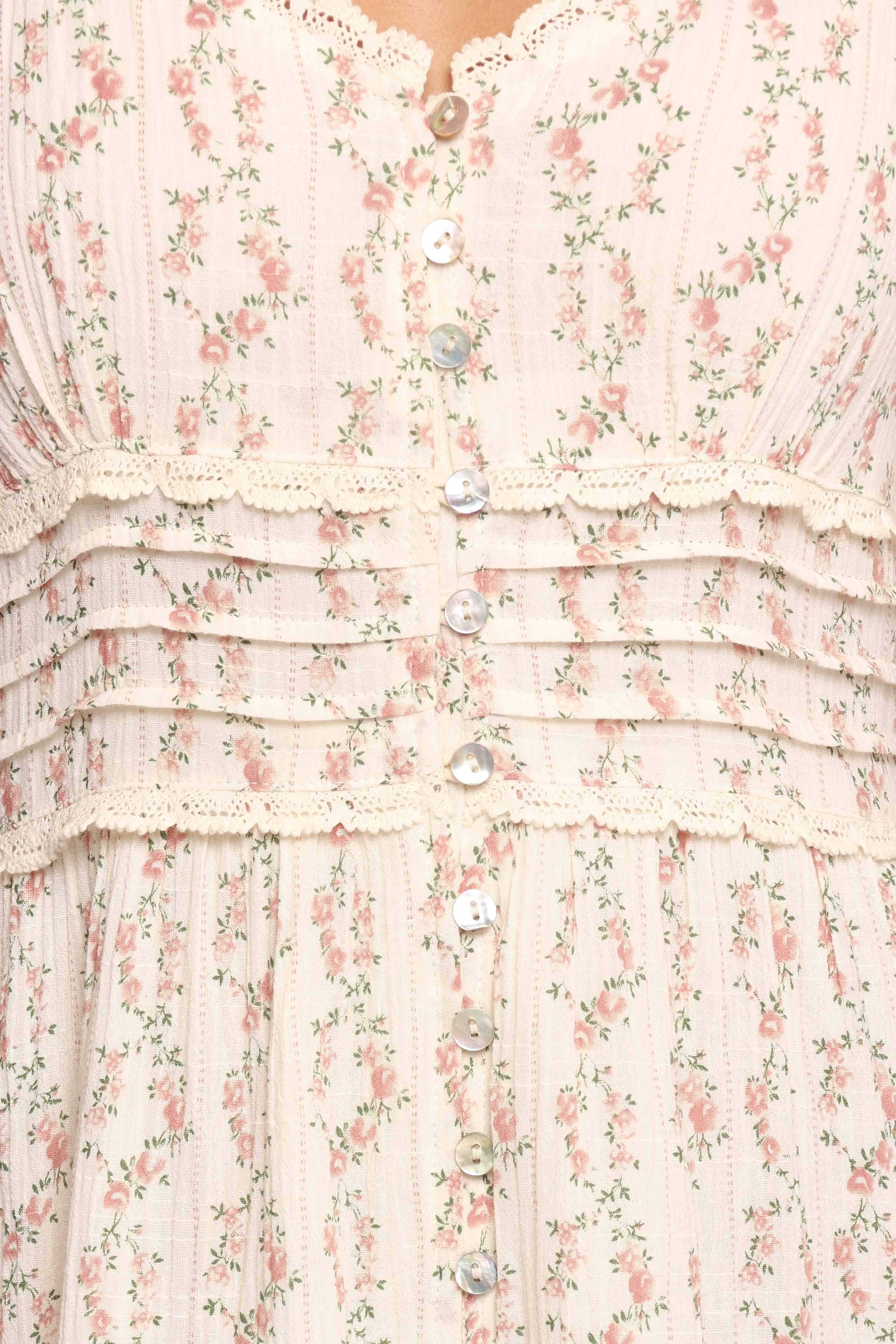 Orlaith Maxi Dress - Rose Garden