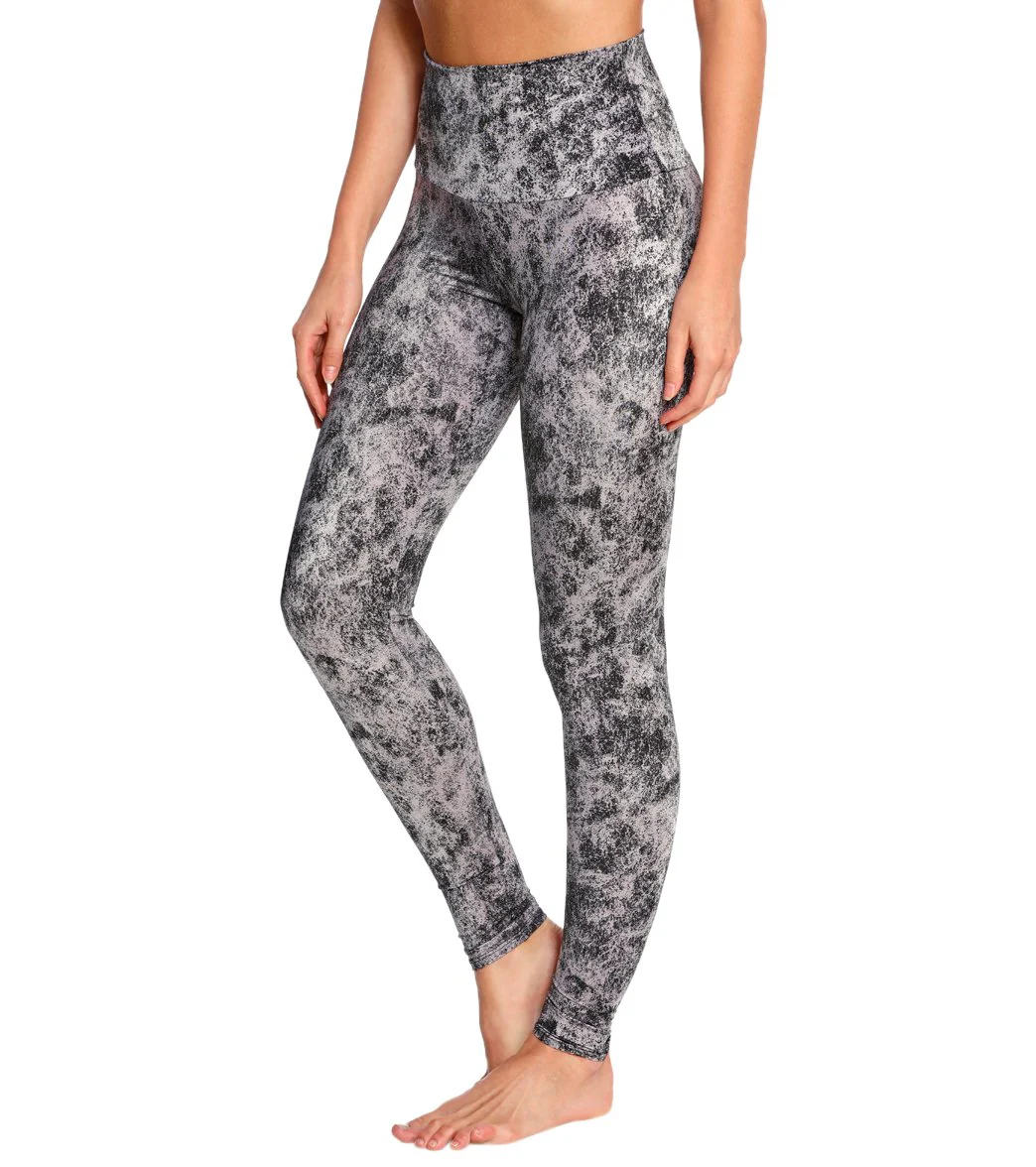Onzie High Waisted Yoga Leggings Thunder Storm