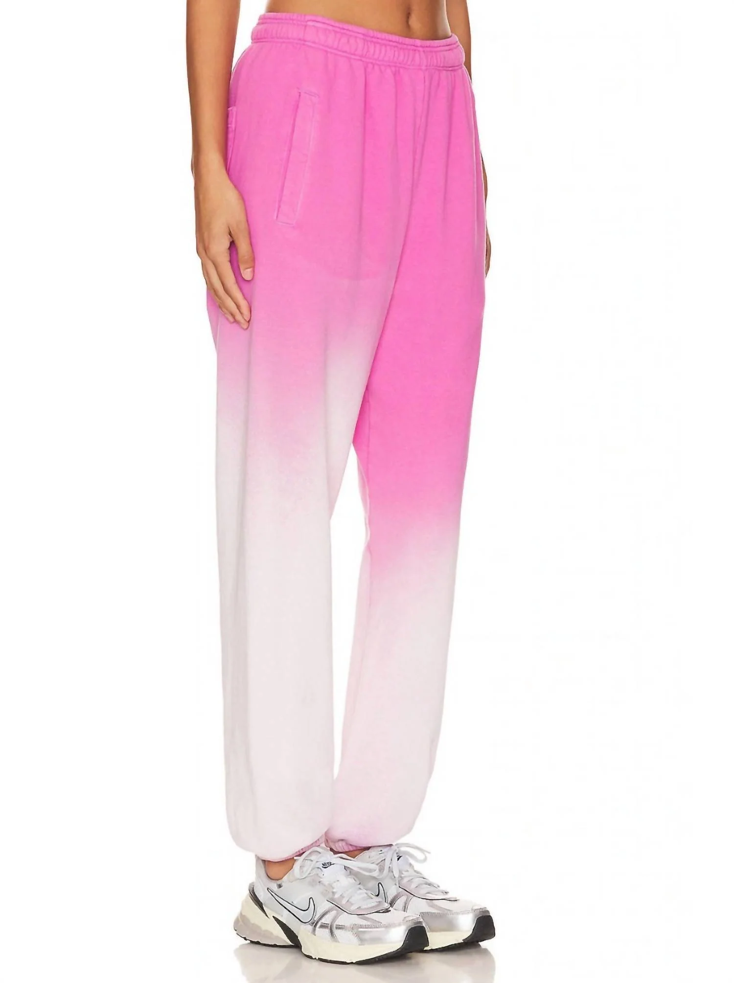 Ombre Sweatpants In Flamingo Ombre