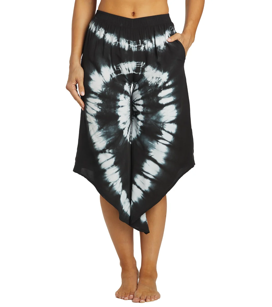 Yak & Yeti Tie Dye Cropped Bohemian Style Pants